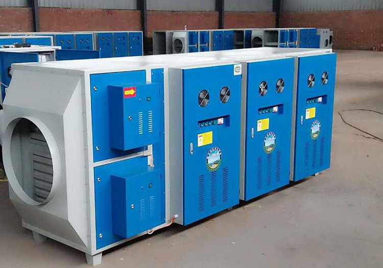 塑料廠廢氣處理設(shè)備，塑料廠除味除臭設(shè)備，橡膠廠光氧等離子一體機(jī)